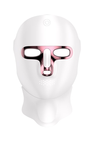 Masque facial avec lumière LED - Blanc