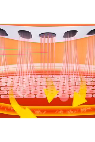 Ceinture de massage et d'électrostimulation - Blanc