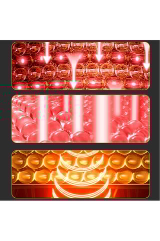 Masque facial avec lumière LED - Blanc