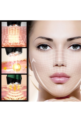 Appareil de massage facial électrique - Vert