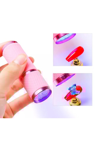 Mini lampe à ongles - Bleu