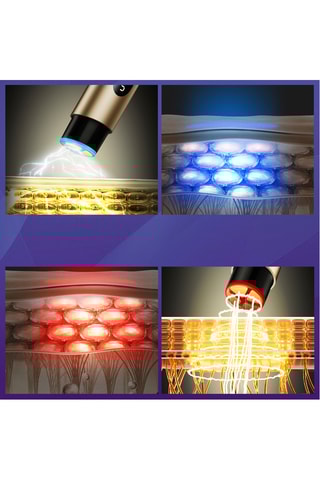 Appareil de radiofréquence pour le visage - Doré