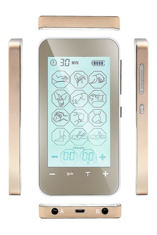 Electrostimulateur musculaire portable - Blanc