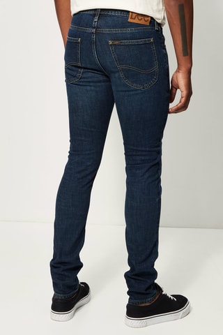 Calças de ganga slim de algodão biológico Kansas - Azul