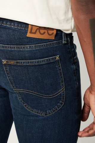 Calças de ganga slim de algodão biológico Kansas - Azul