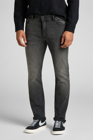 Calças de ganga direitas Preto