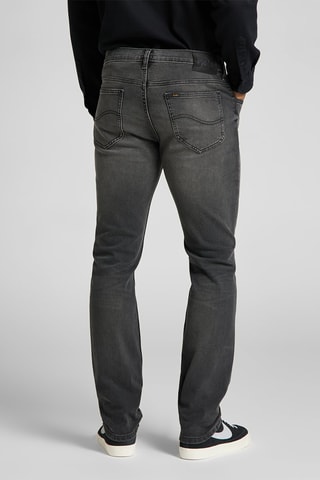 Calças de ganga direitas Preto