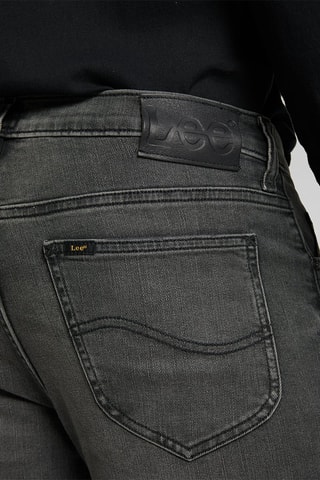 Calças de ganga direitas Preto