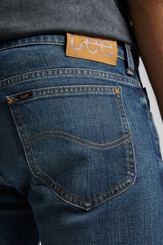 Calças de ganga direitas Azul-marinho