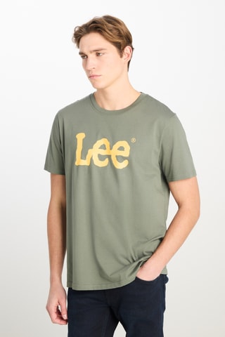 T-shirt regular - Caqui