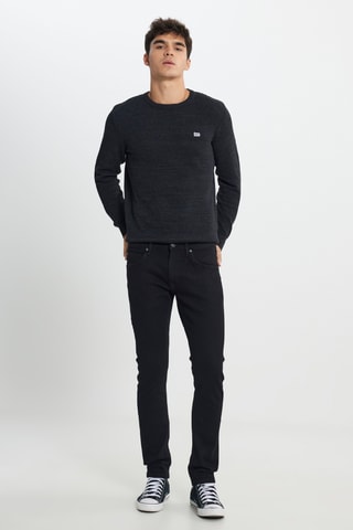 Calças de ganga slim L719 Luke - Preto