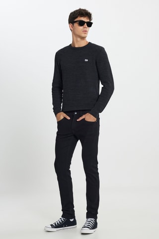 Calças de ganga slim L719 Luke - Preto