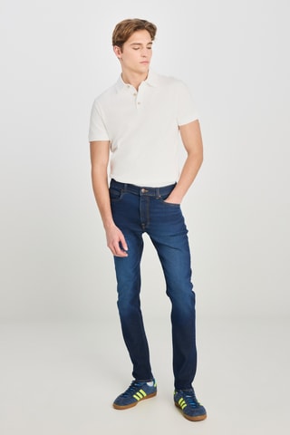 Calças de ganga slim L719 Luke - Índigo