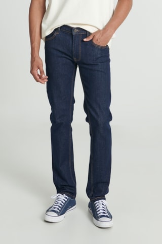 Calças de ganga regular L707 Daren - Azul-escuro