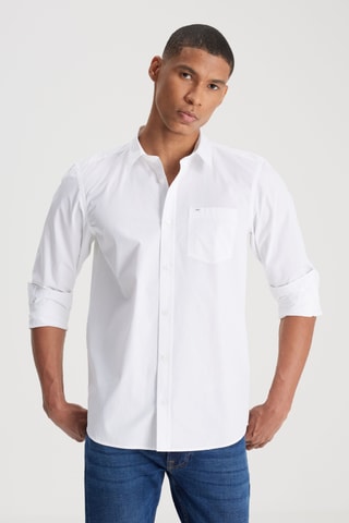 Camisa regular - Branco
