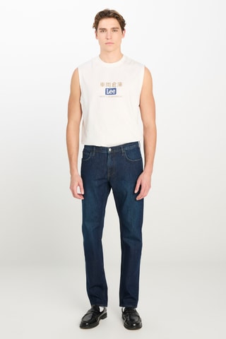 Calças de ganga regular L707 Daren - Índigo