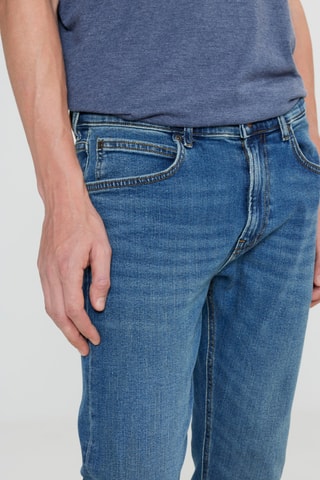 Calças de ganga slim L719 Luke - Azul