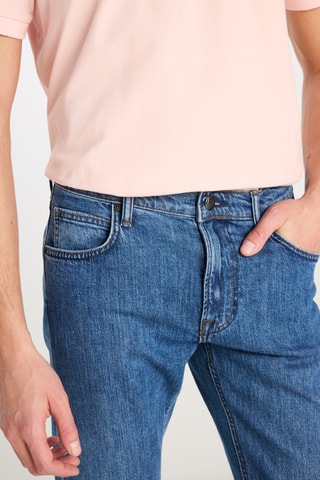 Calças de ganga regular L707 Daren - Índigo