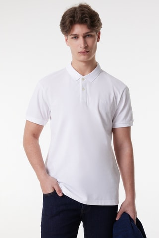 Polo regular - Branco