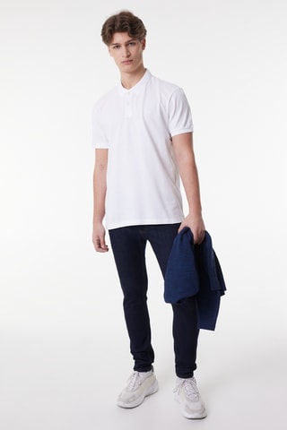 Polo regular - Branco