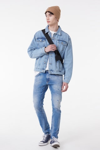 Calças de ganga slim L719 Luke - Azul-claro