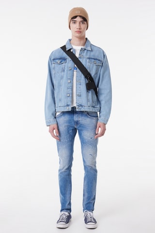 Calças de ganga slim L719 Luke - Azul-claro