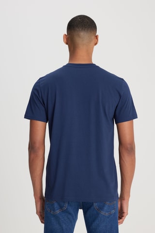 T-shirt regular - Azul-marinho