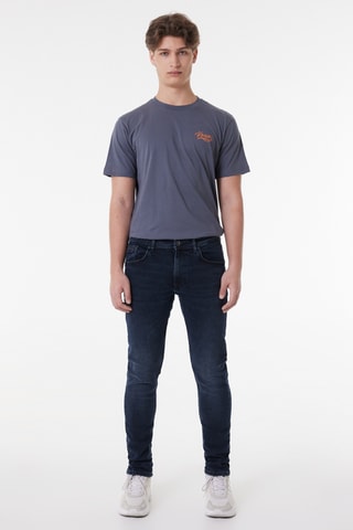 Calças de ganga slim L719 Luke - Azul-escuro