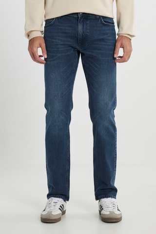 Calças de ganga regular L707 Daren - Azul-escuro