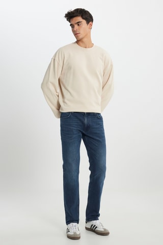 Calças de ganga regular L707 Daren - Azul-escuro