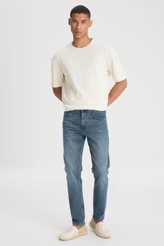 Calças de ganga direitas L733 Austin - Azul