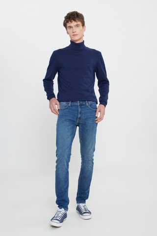 Calças de ganga slim L719 Luke - Azul