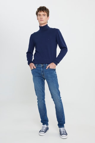 Calças de ganga slim L719 Luke - Azul