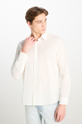 Camisa regular - Branco
