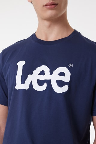 T-shirt regular - Azul-marinho