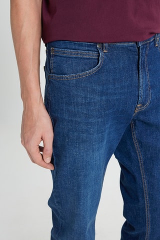 Calças de ganga direitas L707 Daren - Azul-claro