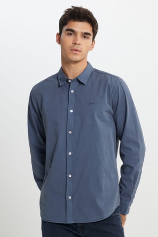 Camisa regular - Azul