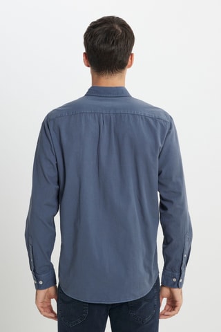 Camisa regular - Azul