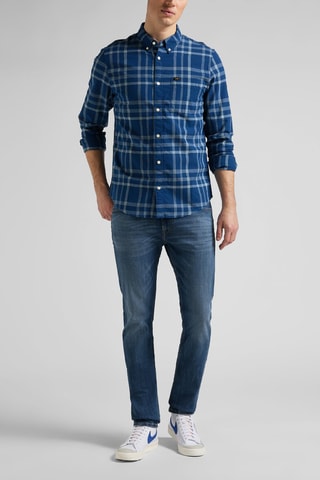 Calças de ganga slim L719 Luke - Azul