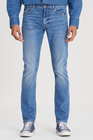 Calças de ganga slim L719 Luke - Índigo