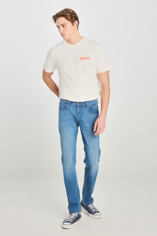 Calças de ganga regular L707 Daren - Azul-claro