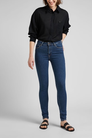 Calças de ganga skinny L32S Foreverfit - Azul