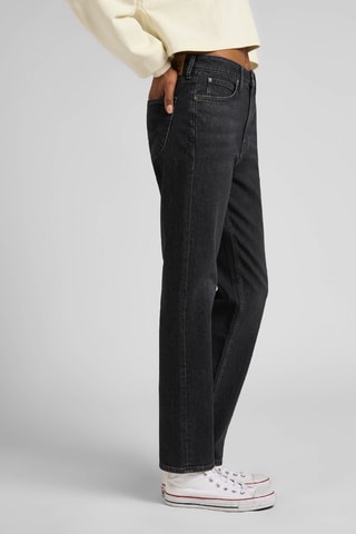 Calças de ganga direitas L30U Carol - Preto