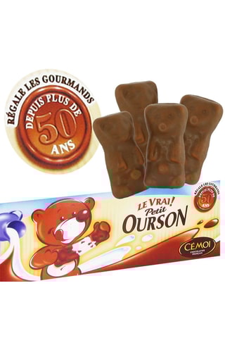 Oursons guimauve et chocolat au lait - 48 pièces