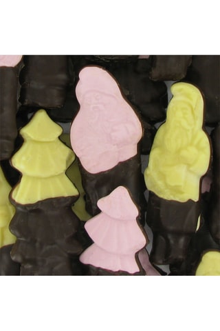 Guimauves de Noël mi-chocolatées 
1 kg