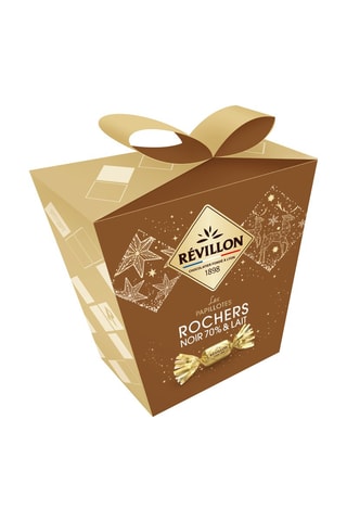2 x 	Pochette papillotes rocher noir 70% et lait Révillon - 300 g