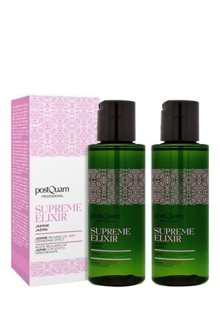 2 huiles en massage relaxantes au jasmin - Tout type de peau - 2 x 100 ml
