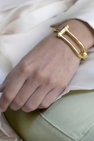 Pulseira rígida Levante - Banhado a ouro amarelo