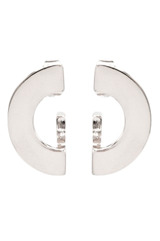 Brincos Magnolia - Banhado a prata