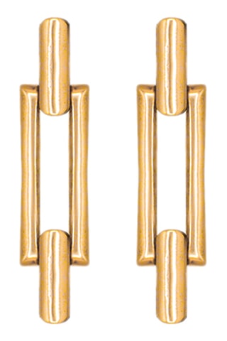 Brincos Canela - Banhado a ouro amarelo